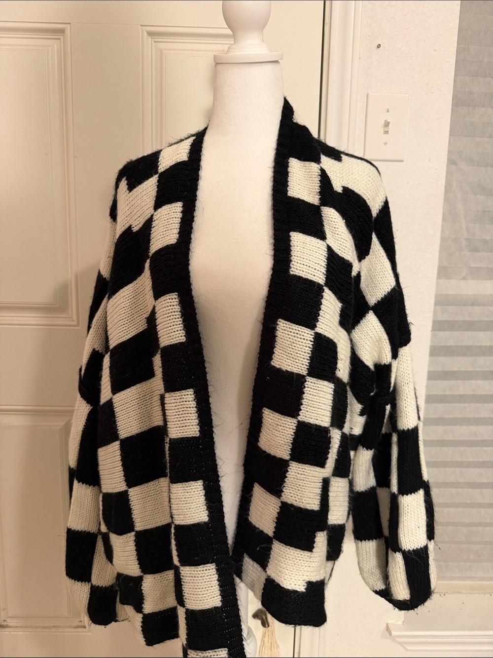 Miss Love Checkered Sweater
